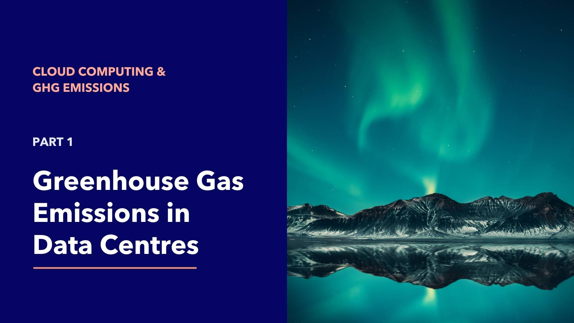 Measuring greenhouse gas emissions in data centres the environmental